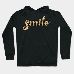 Smile - yellow Hoodie